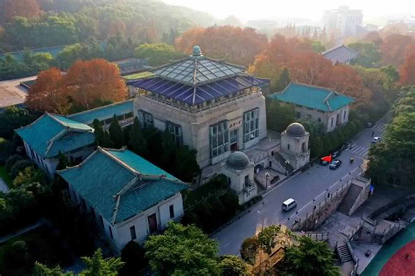Wuhan University Ariel View 2