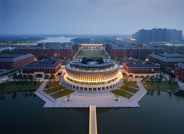 Zhejiang University International campus Ariel View 