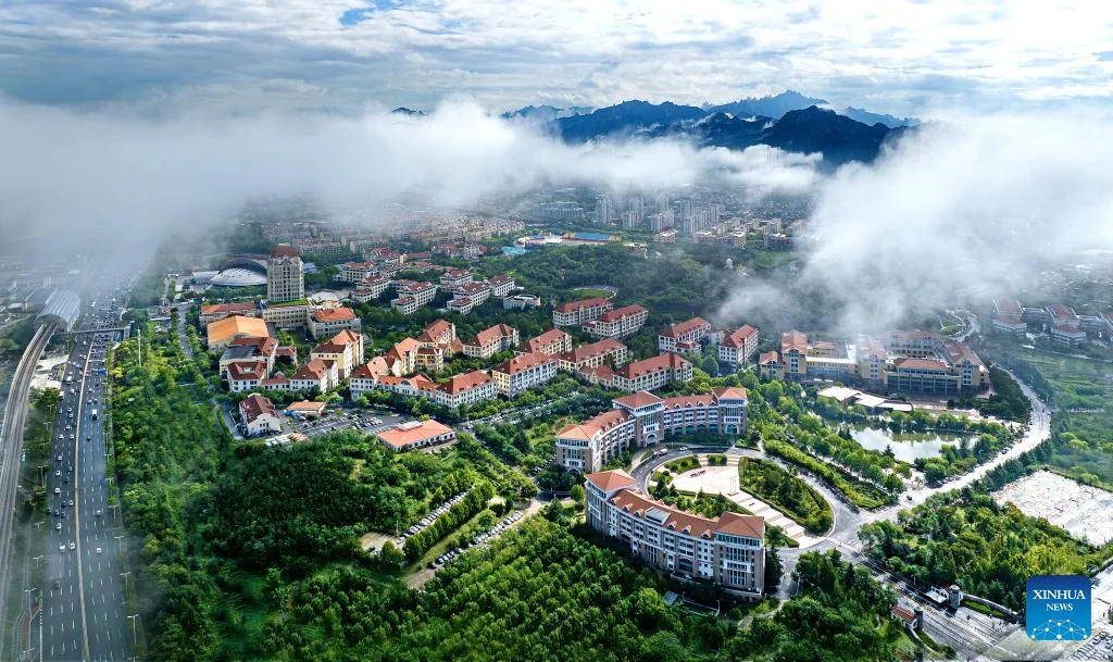 Ocean University of China skyview