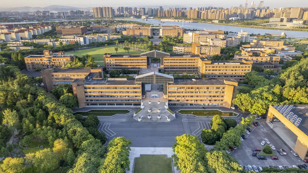 Ningbo University birdview