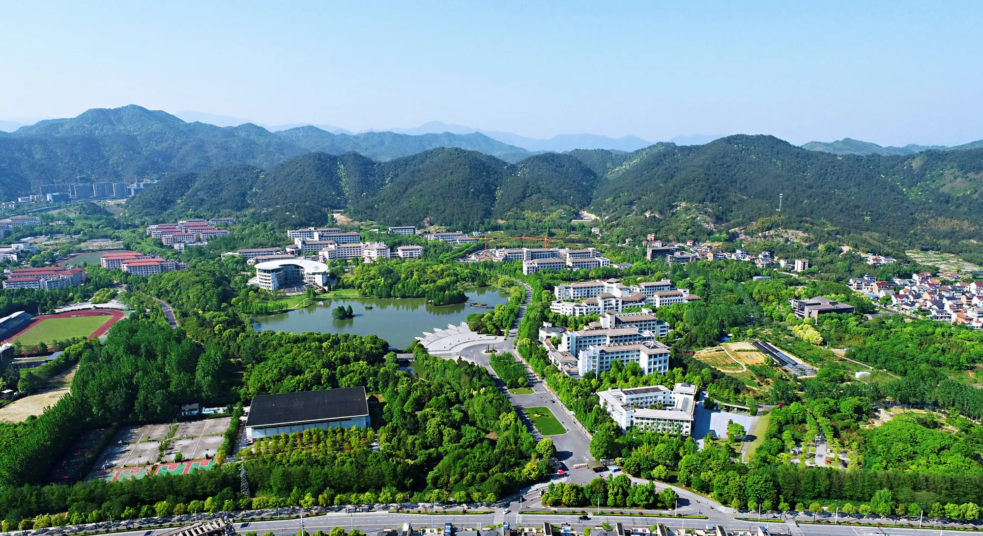 Zhejiang A&amp;F University Birdview