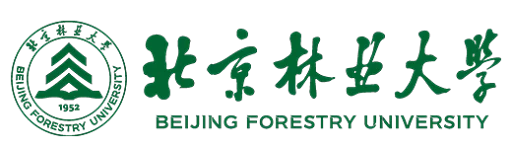 Beijing Forestry University logo long