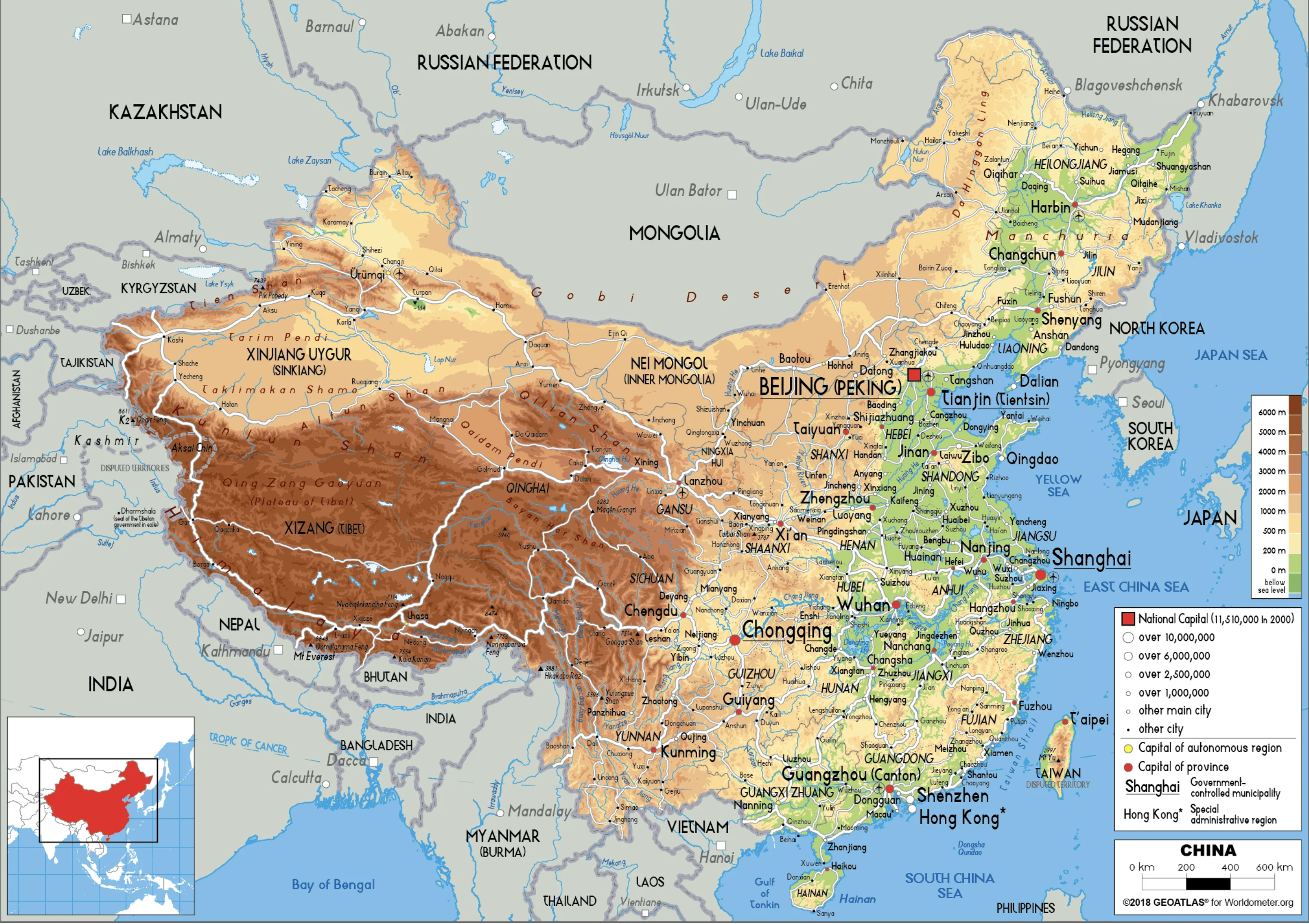 China Geography: Landforms, Cities & Economic Regions
