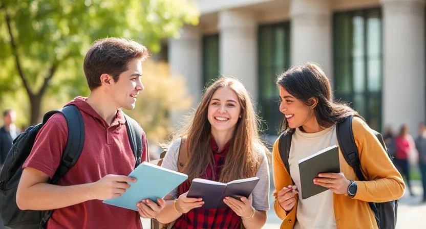 happy students