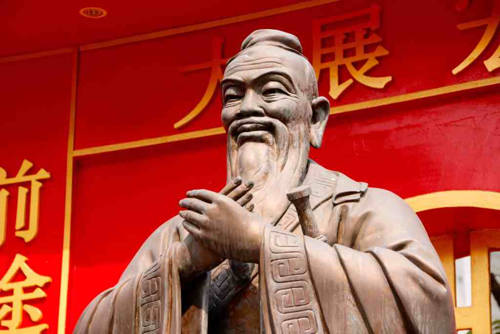 Statue of Confucius, China