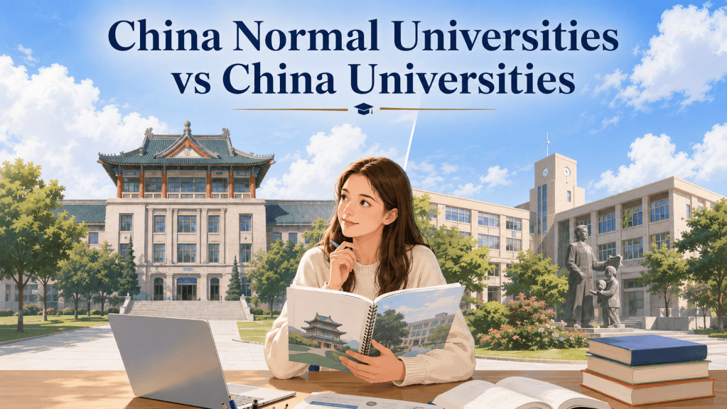 International student learning about China Normal Universities and China Universities to choose when study in China
