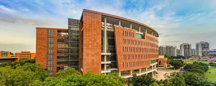 South China University of Technology (SCUT) campus building surrounded by trees in Guangzhou, China