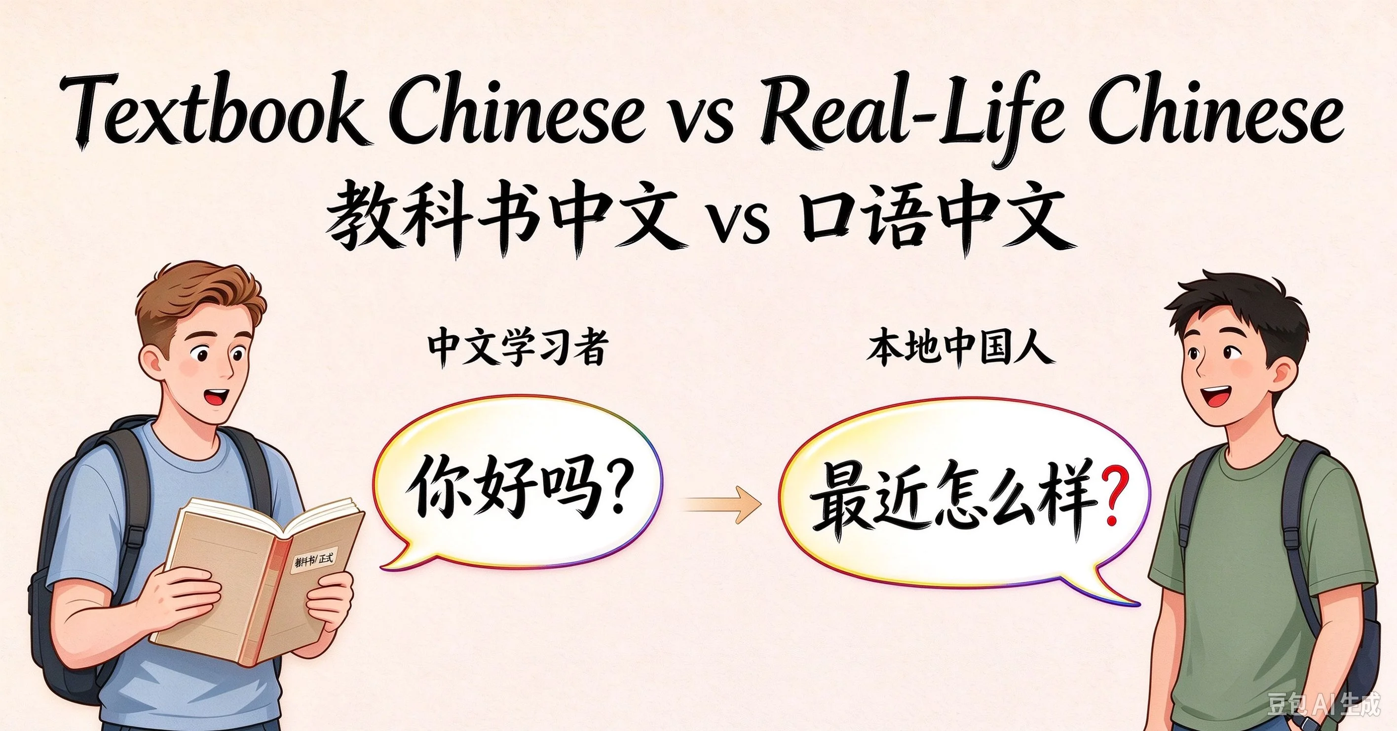 Textbook Chinese vs Spoken Chinese: Real-Life Mandarin