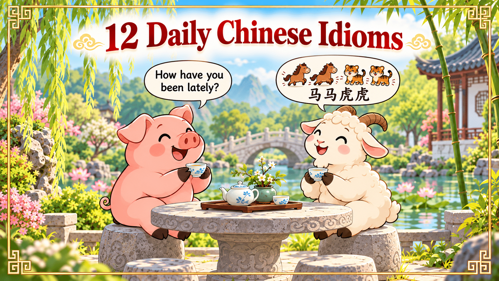12 Common Chinese Idioms Used in Everyday Mandarin