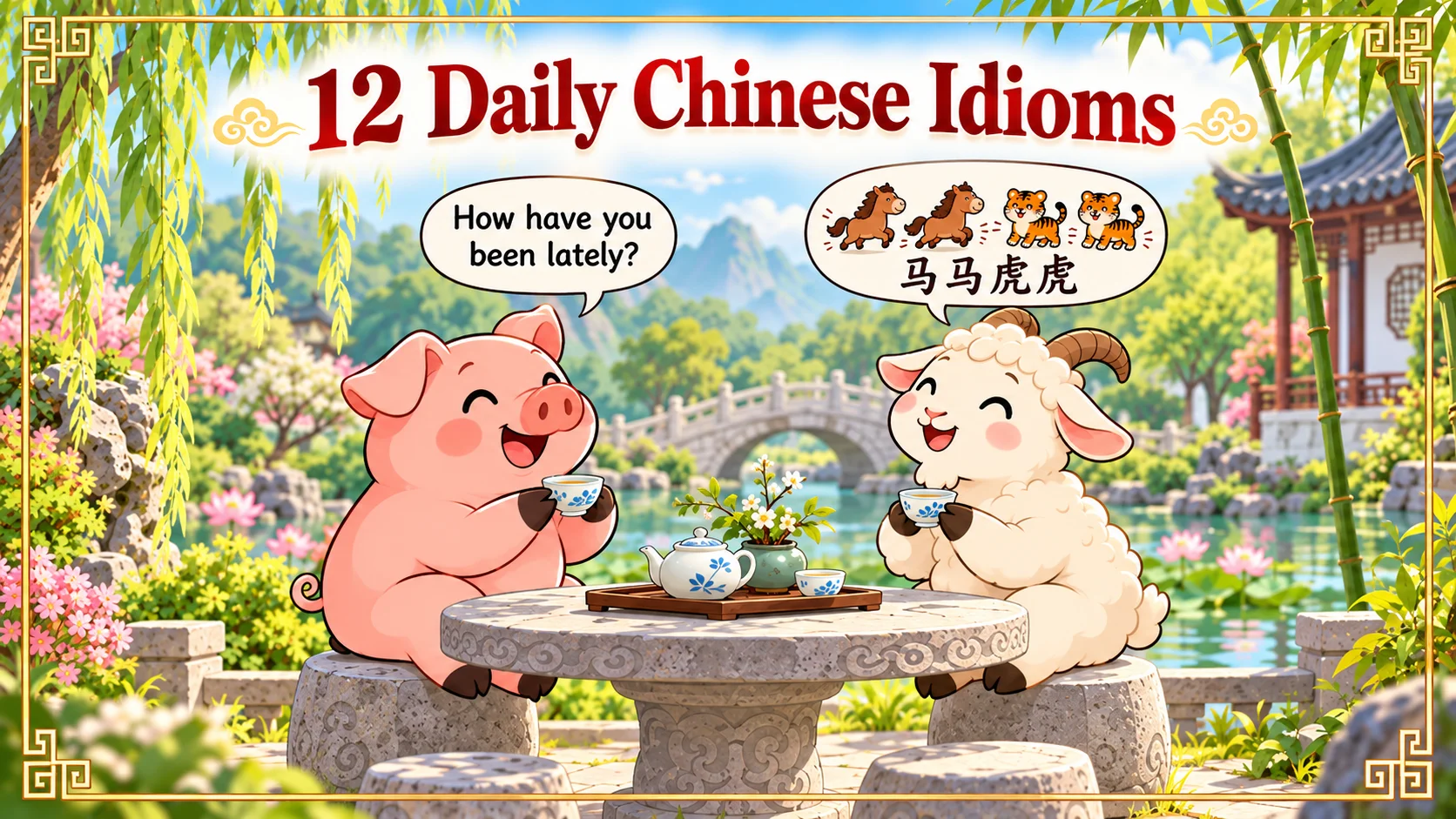 12 Common Chinese Idioms Used in Everyday Mandarin